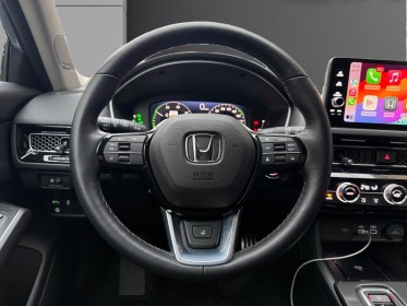 Honda civic e:hev 2.0 i-mmd 184 ch advance 1 ère main, toit ouvrant, carplay, sièges electriques, garantie constructeur...