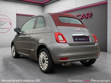 Fiat 500c  1.2l 69cv finition s garantie 12 mois occasion simplicicar perpignan  simplicicar simplicibike france