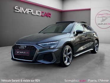 Audi a3 sportback 40 tfsie 204 s tronic 6 s line / garantie 12 mois / angle mort /  toit ouvrant / camÉra / apple carplay...