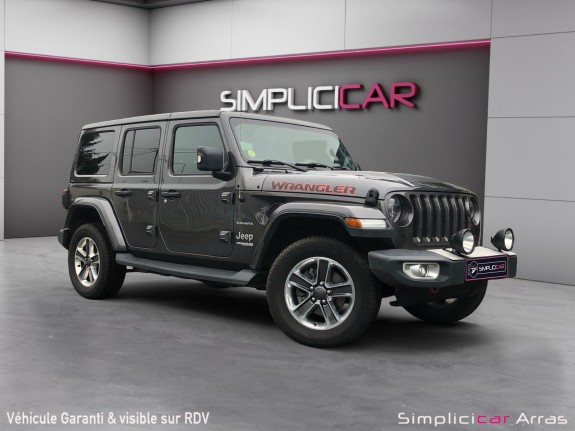 Jeep wrangler sahara unlimited 2.2 l multijet 200 ch 4x4 bva8 occasion simplicicar arras  simplicicar simplicibike france