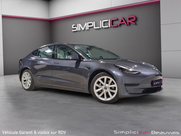 Tesla model 3 sr standard range plus rwd ou 367 euros par mois occasion parc voitures beauvais simplicicar simplicibike france