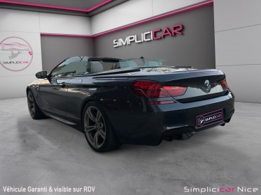 Bmw m6 cabriolet f12 m dkg7 occasion  simplicicar vaucresson nice - pfvauto simplicicar simplicibike france