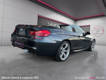 Bmw m6 cabriolet f12 m dkg7 occasion  simplicicar vaucresson nice - pfvauto simplicicar simplicibike france