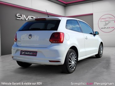 Volkswagen polo 1.0 trendline 60 ch bluetooth climatisation garantie 12 mois europe occasion simplicicar perpignan ...