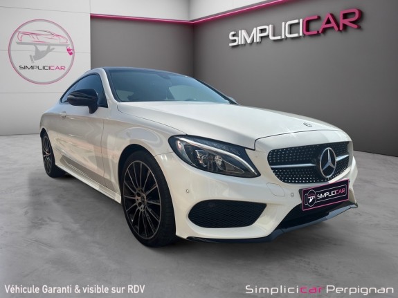 Mercedes classe c coupe 200 9g-tronic sportline pack amg gps caméra toit ouvrant garantie 12 mois europe occasion...