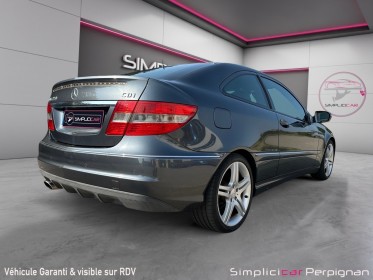 Mercedes classe c coupe sport 220 cdi radar arr clim cuir garantie 12 mois occasion simplicicar perpignan  simplicicar...