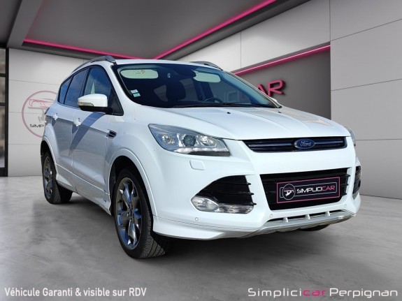 Ford kuga 2.0 tdci 120 ss 4x2 sport platinium gps toit ouvrant camera garantie 12 mois europe occasion simplicicar perpignan ...