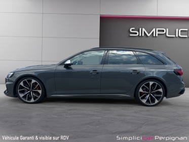 Audi rs4 avant v6 2.9 tfsi 450ch daytona grey pas de malus gps radar arr garantie 12 mois europe occasion simplicicar...