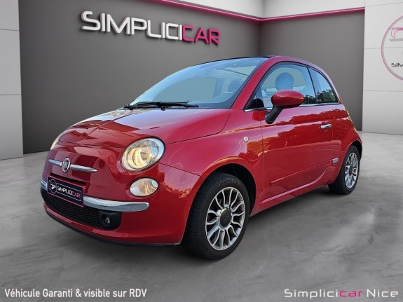 Fiat 500 cabriolet 1.2 69 ch lounge. occasion  simplicicar vaucresson nice - pfvauto simplicicar simplicibike france