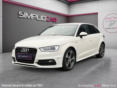 Audi a3 sportback 2.0 tdi 150 s line s tronic 6 occasion simplicicar biarritz  simplicicar simplicibike france