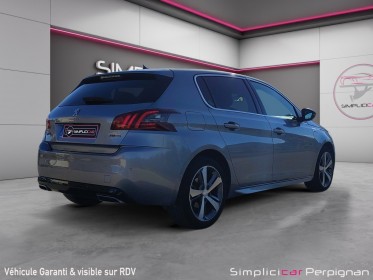 Peugeot 308 bluehdi 130ch gt line eat8 - caméra de recul -  gps - garantie 12 mois europe occasion simplicicar perpignan ...