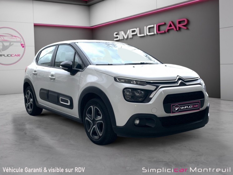 Citroen c3 societe pure tech 83 ss bvm feel nav/2 places/garantie 12 mois /tva deductible occasion montreuil (porte de...