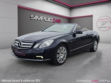 Mercedes classe e cabriolet 350 cdi 231 cv  blue efficiency executive a occasion simplicicar vichy simplicicar simplicibike...