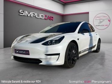 Tesla model 3 performance awd - garantie tesla occasion simplicicar perpignan  simplicicar simplicibike france