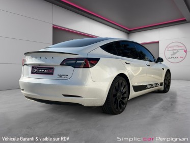 Tesla model 3 performance awd - garantie tesla occasion simplicicar perpignan  simplicicar simplicibike france