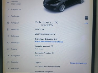 Tesla model x 100kwh dual motor charge rapide ccs 1ere main tva recuperable occasion simplicicar chartres  simplicicar...