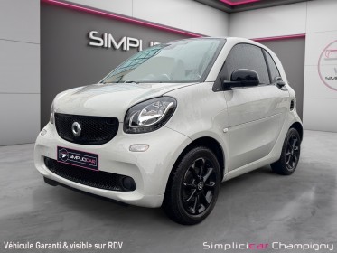 Smart fortwo coupe 71 ch passion - boite auto - couleur exclusive craie - gps occasion champigny-sur-marne (94) simplicicar...