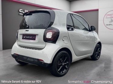 Smart fortwo coupe 71 ch passion - boite auto - couleur exclusive craie - gps occasion champigny-sur-marne (94) simplicicar...