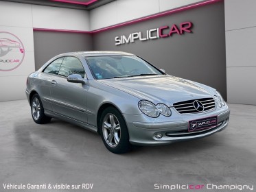 Mercedes classe clk coupe 209 200 kompressor avantgarde - peu de kilomÈtre - climatisation - occasion champigny-sur-marne...