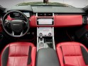 Land rover range rover sport v6 3.0l 258ch hse 7pl garantie 12 mois toit ouvrant cuir rouge sièges Électrique caméra...