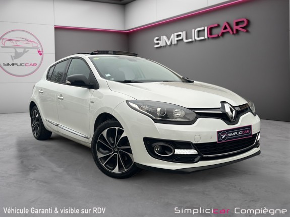 Renault megane iii berline bose dci 130 ch eco2 - full - moteur a chaine - occasion simplicicar compiegne simplicicar...