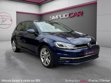 Volkswagen golf 1.4 tsi 125 bluemotion technology dsg7 carat/garantie 12 mois/camÉra recul/apple carplay/avertisseur...