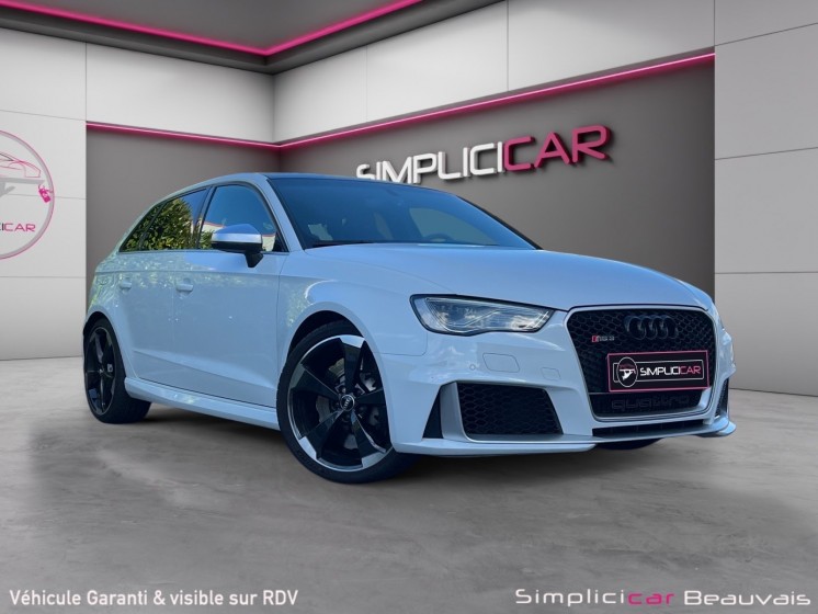 Audi rs3 sportback 2.5 tfsi 367 s tronic 7 quattro ou 598 euros par mois   bo  toit ouvrant - carte grise française -......