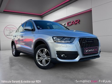 Audi q3 q3 2.0 tfsi 170 ch quattro s line occasion simplicicar frejus  simplicicar simplicibike france