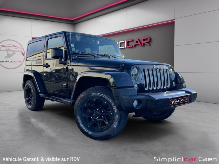 Jeep wrangler v6 3.6 pentastar 284 - 4x4 command trac bva sahara occasion simplicicar caen  simplicicar simplicibike france