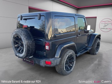 Jeep wrangler v6 3.6 pentastar 284 - 4x4 command trac bva sahara occasion simplicicar caen  simplicicar simplicibike france