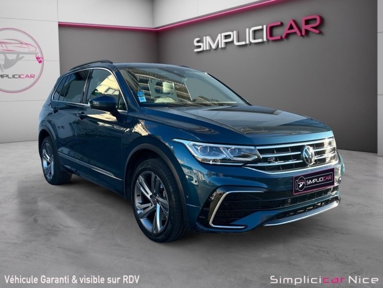 Volkswagen tiguan 1.4 ehybrid 245ch dsg6 r-line exclusive occasion  simplicicar vaucresson nice - pfvauto simplicicar...