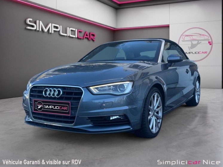 Audi a3 cabriolet 1.4 tfsi 125 ambition luxe s tronic 7 occasion  simplicicar vaucresson nice - pfvauto simplicicar...