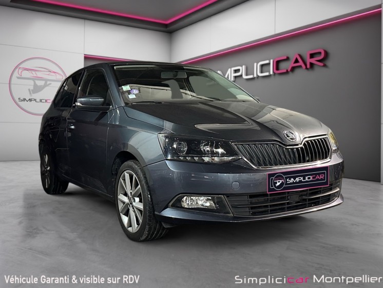 Skoda fabia 1.2 tsi 90 ch greentec série spéciale edition radar de recul occasion montpellier (34) simplicicar simplicibike...