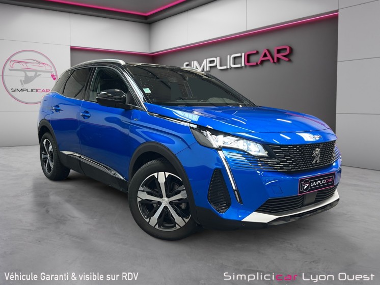 Peugeot 3008 bluehdi 130ch ss eat8 gt line - garantie 12 mois - première main occasion simplicicar lyon ouest simplicicar...