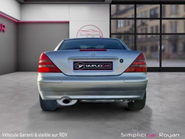 Mercedes classe slk r 170 occasion simplicicar royan simplicicar simplicibike france