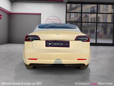 Tesla model 3 standard range plus rwd - batterie 75 kwh - attelage - reprise possible occasion simplicicar rennes simplicicar...