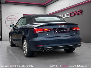 Audi a3 cabriolet 2.0 tdi 150 s tronic 7 design luxe occasion simplicicar st-maximin simplicicar simplicibike france