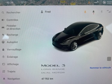 Tesla model 3 long range dual motor awd 475 ch / jantes 19 / pose ceramique / garantie 12 mois occasion simplicicar pertuis ...