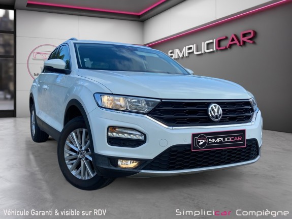 Volkswagen t-roc 1.0 tsi 115 start/stop bvm6 lounge- cam- révision ok occasion simplicicar compiegne simplicicar...