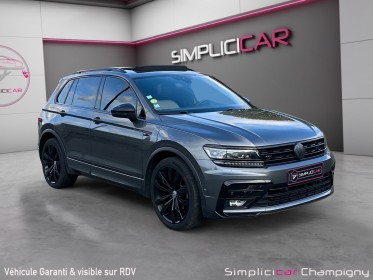 Volkswagen tiguan 2.0 tdi 150 carat exclusive - r line - acc - sièges cuir à mémoire chauffant - détecteur d'angle mort...