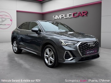 Audi q3 sportback 35 tfsi 150 ch s tronic 7 s line / garantie constructeur 2026 / faible kilomÉtrage / carplay / angle mort...