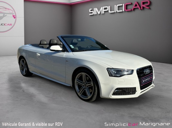 Audi a5 cabriolet 2.0 tfsi 225 quattro s line s tronic 7 garantie 12 mois / suivi complet / sieges chauffants occasion...