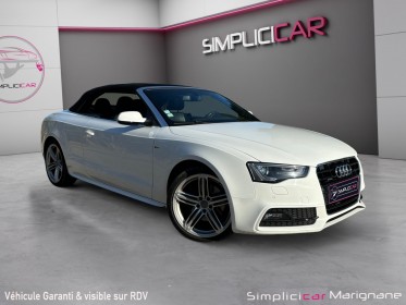 Audi a5 cabriolet 2.0 tfsi 225 quattro s line s tronic 7 garantie 12 mois / suivi complet / sieges chauffants occasion...