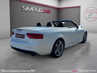 Audi a5 cabriolet 2.0 tfsi 225 quattro s line s tronic 7 garantie 12 mois / suivi complet / sieges chauffants occasion...