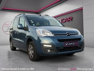 Citroen berlingo multispace bluehdi 100 ss shine - boite auto, attelage, gps, carplay, 5 places, barres de toit - garantie...