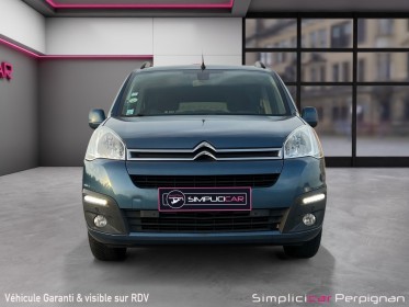 Citroen berlingo multispace bluehdi 100 ss shine - boite auto, attelage, gps, carplay, 5 places, barres de toit - garantie...