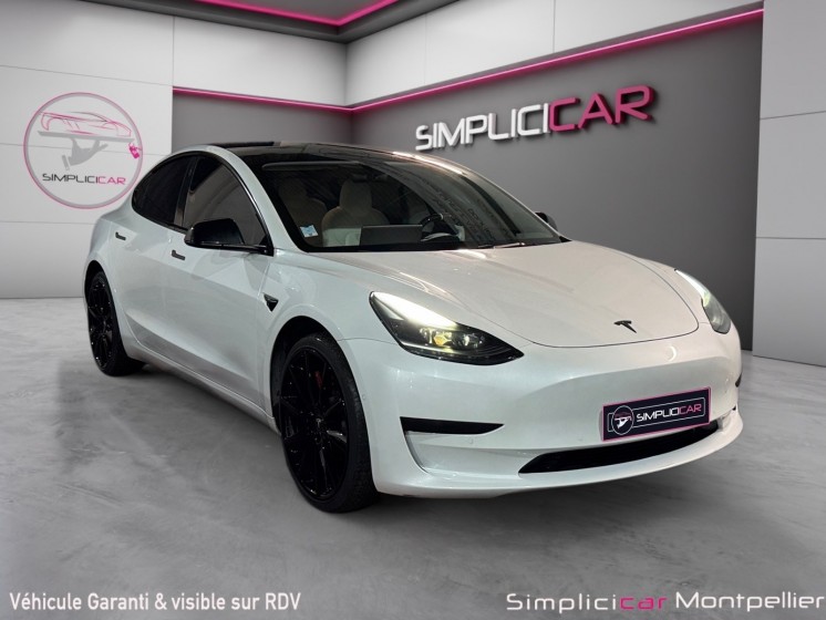 Tesla model 3 sr  / volant carbone occasion montpellier (34) simplicicar simplicibike france