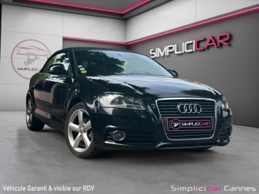 Audi a3 cabriolet 1.6 tdi dpf 105 s line occasion cannes (06) simplicicar simplicibike france