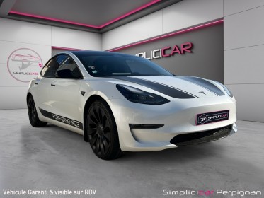 Tesla model 3 performance awd - garantie tesla 2027  garantie batterie 2031 occasion simplicicar perpignan  simplicicar...