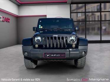 Jeep wrangler 2,8 crd unlimited sahara cabine rigide  cabine souple full leds garantie occasion simplicicar marignane ...